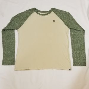 Mens Hurly 3/4 Sleeve Shirt